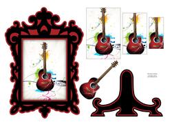 Rock & Roll Guitar Frame & Stand