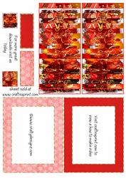 Christmas Ornaments and Presents Flip Card Kit