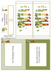 Gold Flip Card Kit