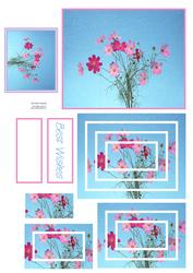 Gorgeous Floral Concentric Pyramid