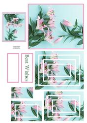 Gorgeous Pink Oriental Lily Concentric Pyramid