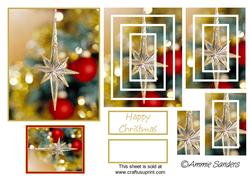 Christmas Star Concentric Pyramid