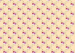 Pretty Flower Girl Matching Backing Paper