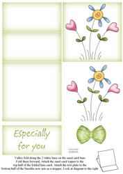Pretty Floral 5 Minute Easel Card