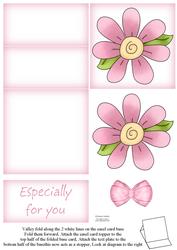Pretty Pink Flower 5 Minute Easel Card