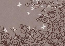Flourishes & Butterflies Earthy Shade A4 Backing Paper