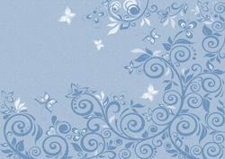 Flourishes & Butterflies Rich Shade A4 Backing Paper