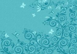 Flourishes & Butterflies Rich Shade A4 Backing Paper