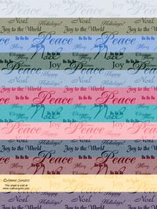 Rich Shades Christmas Sentiments Backing Papers