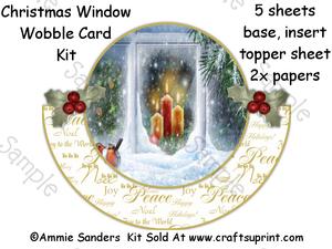 Christmas Window Wobble Card Kit