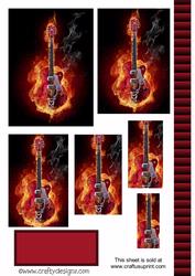 Smokin Hot Guitar Pyramid