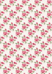 Shabby Chic Rose Backing Paper 3 Mix N Match