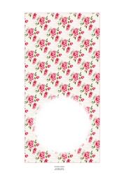 Shabby Chic Rose 5x5 Insert/base 2 Mix N Match
