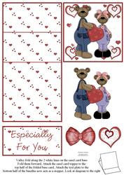 Teddies in Love 5 Minute Easel Card