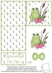 Super Cute Frog 5 Minute Easel Card