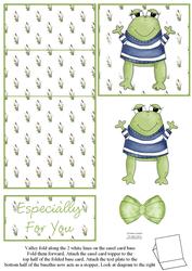 Cute Little Frog 5 Minute Easel Card