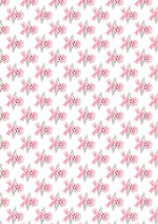Pink Angel Teddy Backing Paper 6 Mix N Match