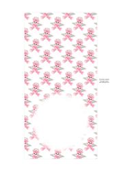 Pink Angel Teddy Insert/card Base 1 Mix N Match