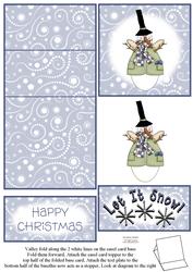 Snow Angel 5 Minute Easel Card