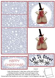 Snow Angel 5 Minute Easel Card