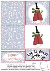 Snow Angel 5 Minute Easel Card