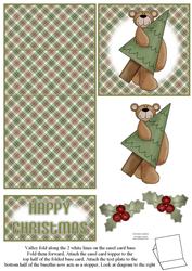 Christmas Teddy 5 Minute Easel Card