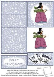Snow Angel 5 Minute Easel Card