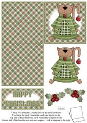 Christmas Cat 5 Minute Easel Card