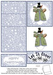 Snow Angel 5 Minute Easel Card