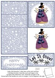 Snow Angel 5 Minute Easel Card