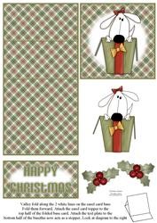 Wrapped Up Doggy 5 Minute Easel Card