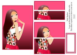 Pretty in Pink Stacker Card