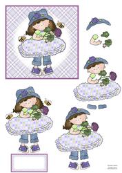 Cloey Loves Purple (1) Step by Step Pyramid Mix N Match