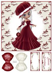 Christmas Cutie 8x8 Topper
