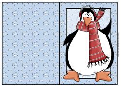 Penguin & Snowball Quick Card
