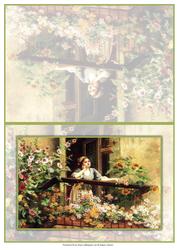 Flowers on the Balcony Quick Card