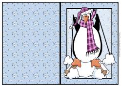 Penguin & Snowball Quick Card