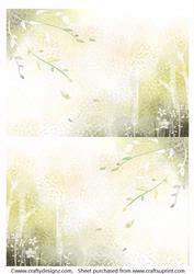2 A5 Backgrounds for Your Decoupage Ladies & Rubber Stamps