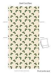Holly Angel Easel Card Base 1 Mix N Match