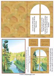 Winding Stream Window Card Kit