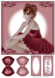 Beautiful Ballerina 8x8 Topper and Extras