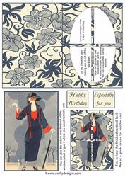 Art Deco Window Card Kit 9