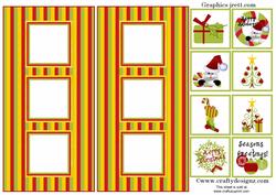Christmas Dl Card Kit