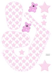 Cute Pink Teddy Baby Shoe