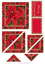 Sumptious Christmas Poinsettia Corner Stacker