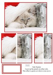 Cute Christmas Cat Side Stacker