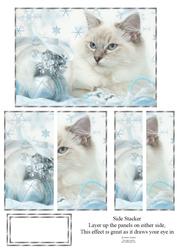 Cute Christmas Cat Side Stacker