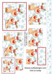 Super Cute Raindeers Pyramid Plus Extras
