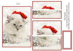 Cute Christmas Cat Side Stacker