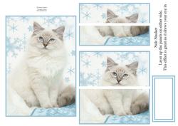 Cute Christmas Cat Side Stacker